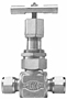 Hoke Needle Valve 2800 Series 2811G8Y Globe Pattern