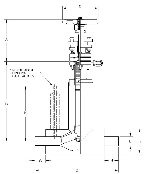 Item # CP5-088-CBTG1M, Vacuum Jacketed Bellows Seal Manual Cryogenic ...