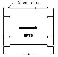 Bivco 3000 Series Dimensions