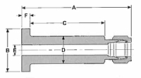 Lapped Flange Connector Dim. Drawing