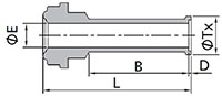 FR Series Short Automatic Gland Dimensions