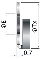 FR Series Side-load Retainer Dimensions