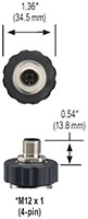 NOSHOK 11 Series Sanitary Clamp Transmitter M12 x 1 (4 pin)