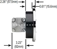 NOSHOK 60-1200 Series Membrane Type Differential Gauge Side