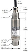 NOSHOK 623/624 Series Non-Incendive Pressure Transmitters