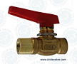 7100 Series 2-Way Integral Panel Mount Ball Valves