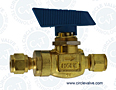 7100 Series Hoke 2 Way Panel Mount Valve 7122-G4B