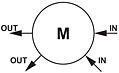 M
