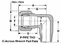 LM-EC Male Elbows Dim Drawing