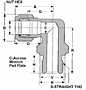 LM/MB Male Elbows Dim Drawing