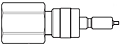 Hoke Instrumentation Quick Coupling Valved Plug Female (DESO) Drawing